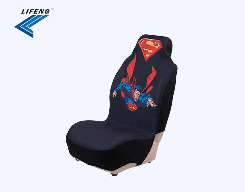 Superman Printed Durable Polyester Car Seat Cover