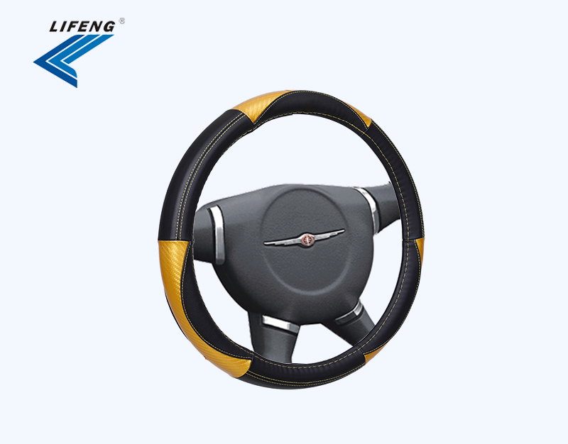 Hot Sell Custom Auto Car Universal PU Leather Comfort Steering Wheel Cover 17B055A