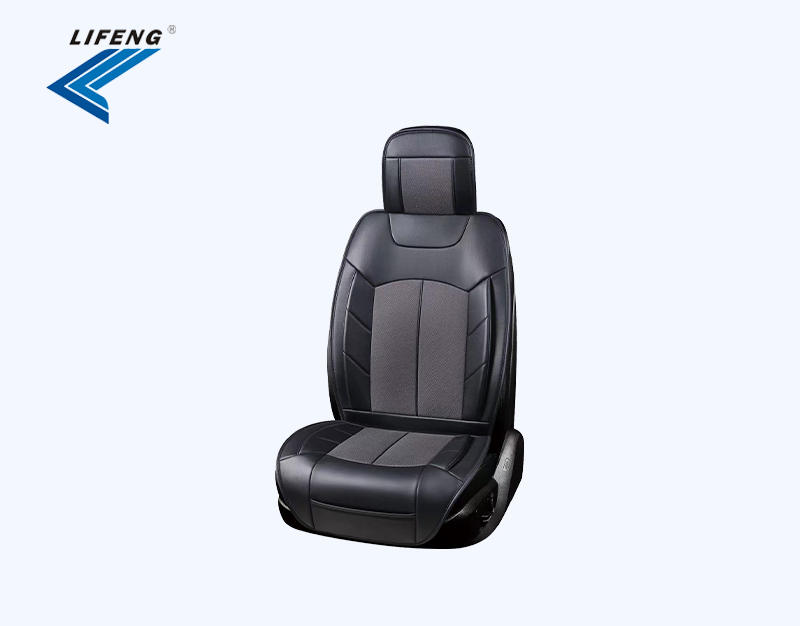 Black PU Leather Waterproof Auto Seat Covers